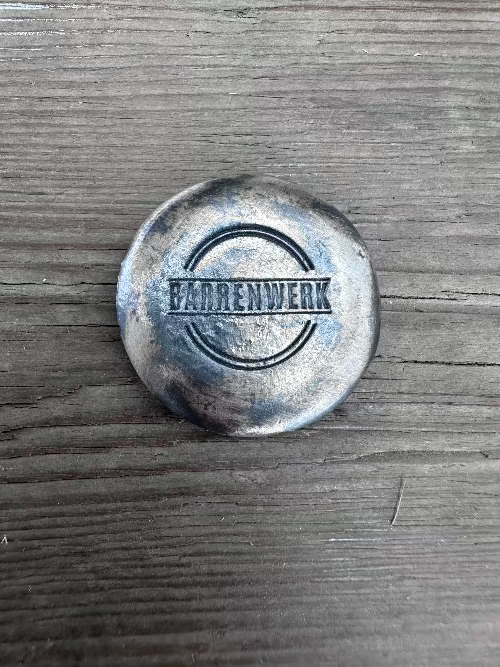 2oz Rundbarren Antique Finish handgegossen