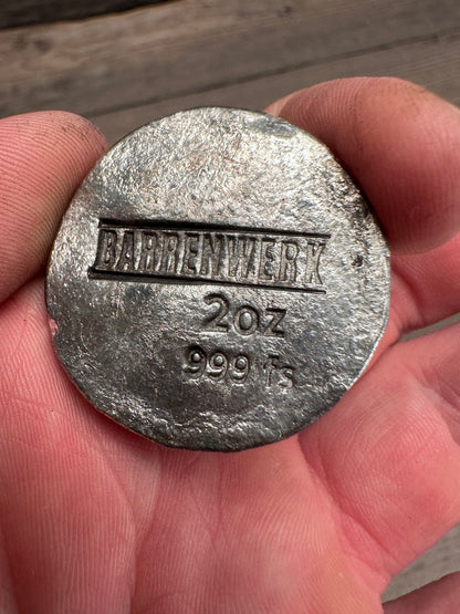 2oz Wikingerkompass Rundbarren